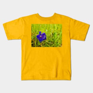 Gentiana acaulis Kids T-Shirt